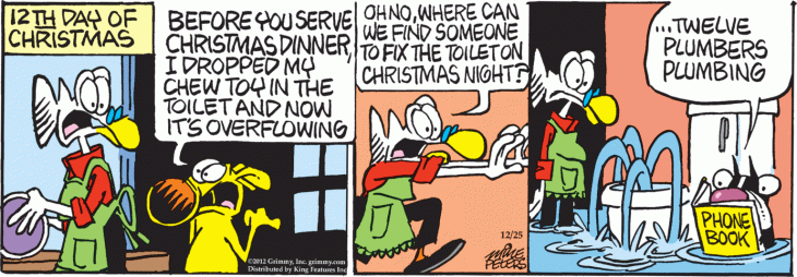 Twelve Days of Christmas Comics I Don't Understand
